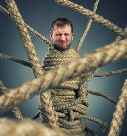 someone experiencing a part of the healing journey known as stuck