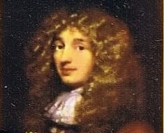 postage stamp image of Christian Huygens, developed concept of entrainment that drives ours spiritual healing