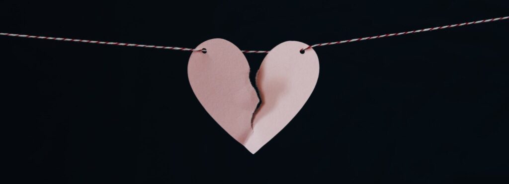 torn heart representing soul wound