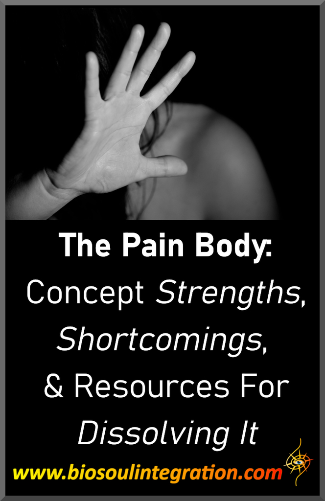 women holding her hand in front of her face representing pain body