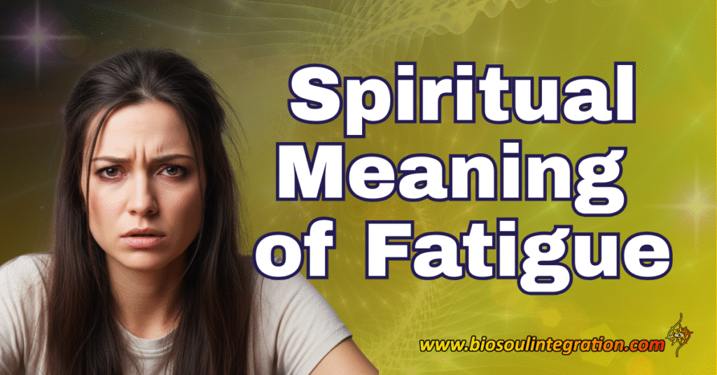 A woman looking exhausted and stressed out and contemplating spiritual awakening fatigue