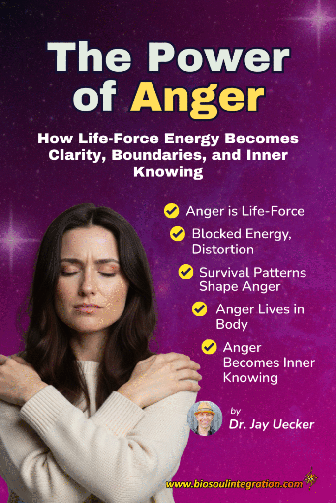 Infographic explaining the power of anger